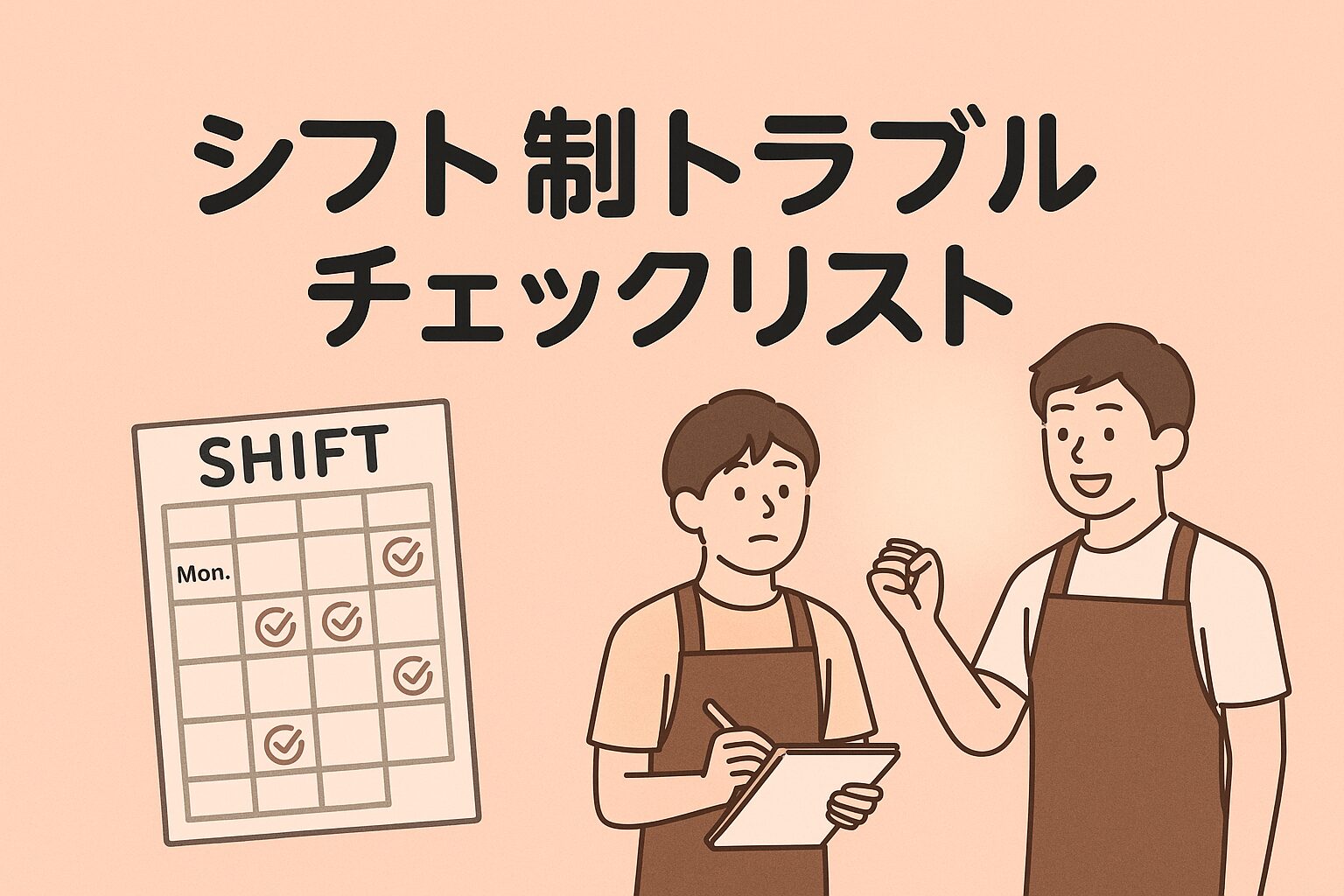 シフト制トラブルチェックリスト